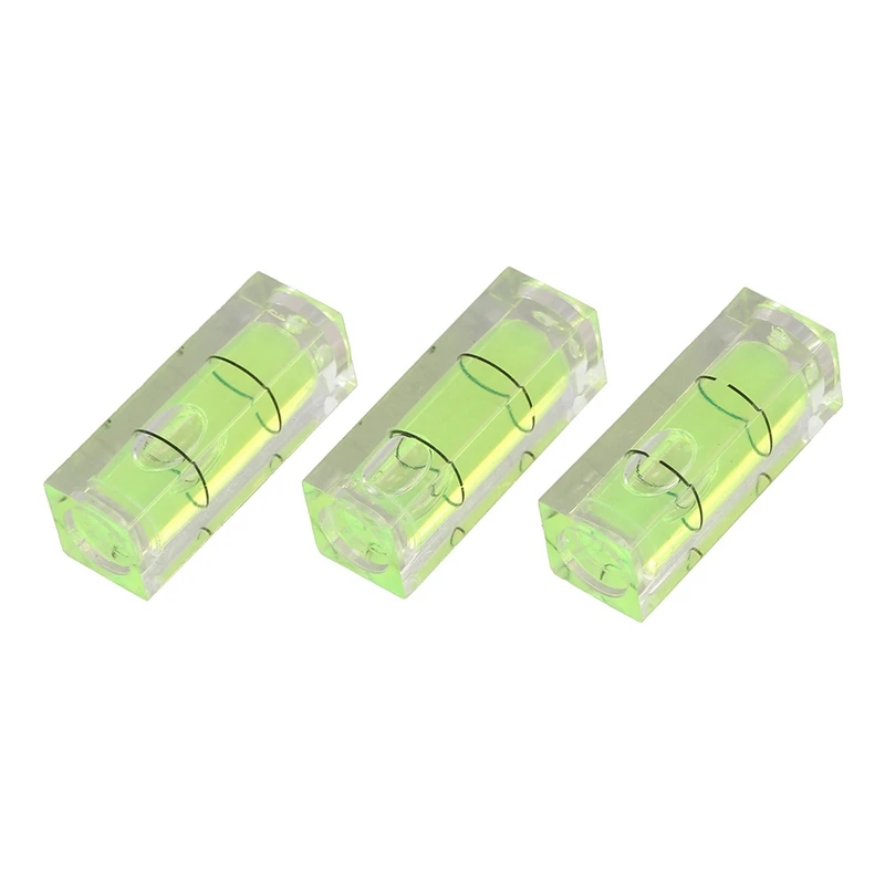 

12Pcs 10X10x29mm Universal Square Bubble Spirit Level Tripod Measuring Camera