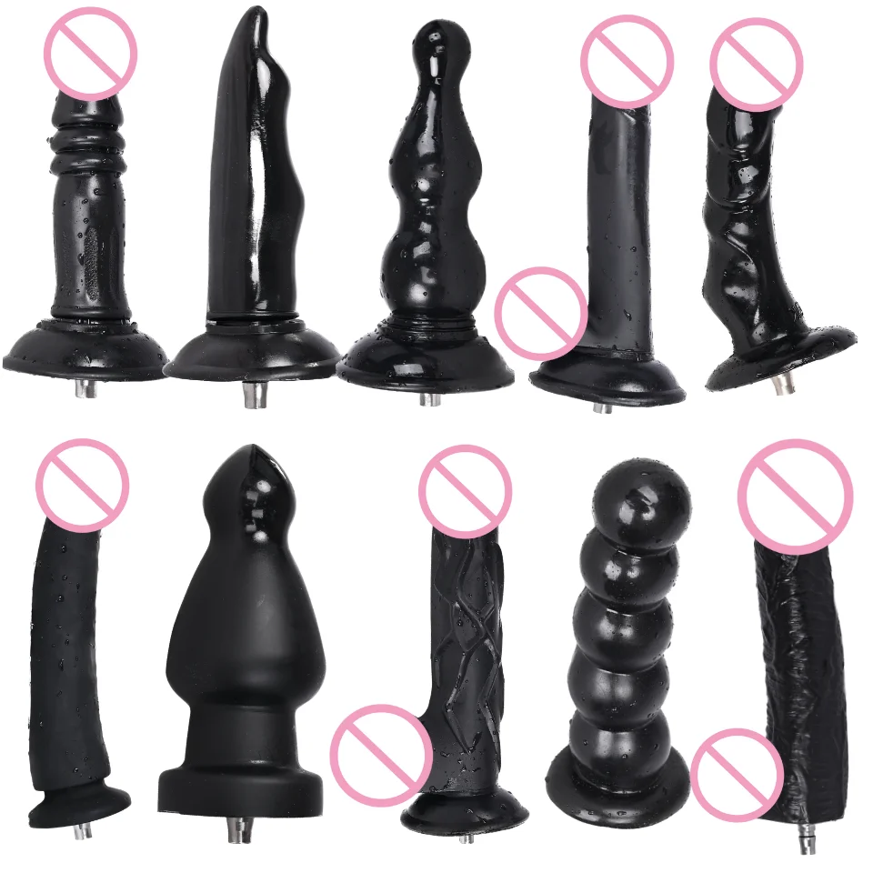 Черные фаллоимитаторы грубого зверя для секс-машины приспособление машинки