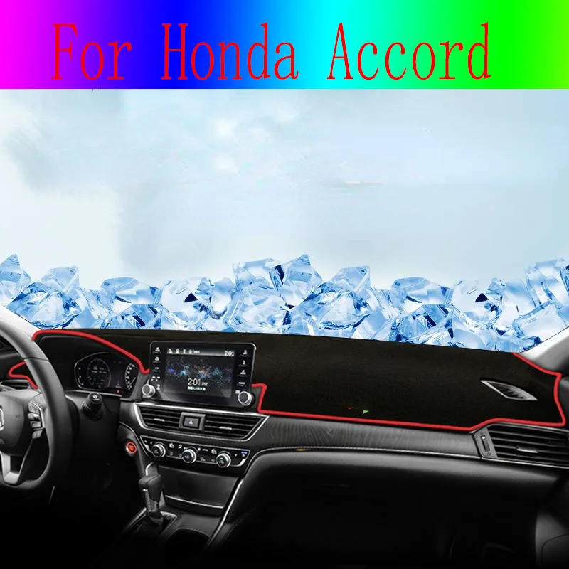 

Аксессуары для украшения приборной панели для Honda Accord, чехол для защиты приборной панели от светильник, панельный коврик, ковры, защита 2018-2022