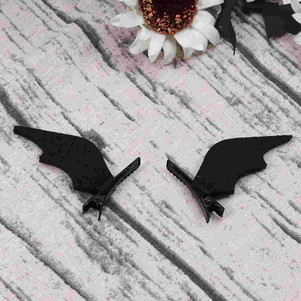 

6 Pcs Cosplay Toddler Hair Clips Girls Goth Accessories M Wings Barrettes