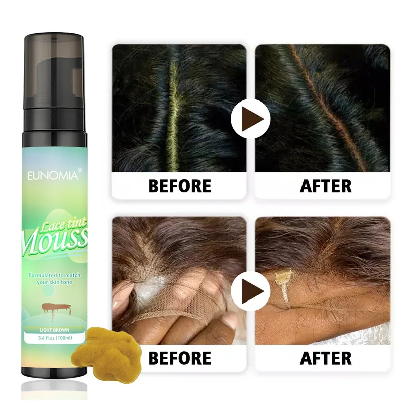 

Lace dyed mousse foam wig head cover dyed Lace tint mousse