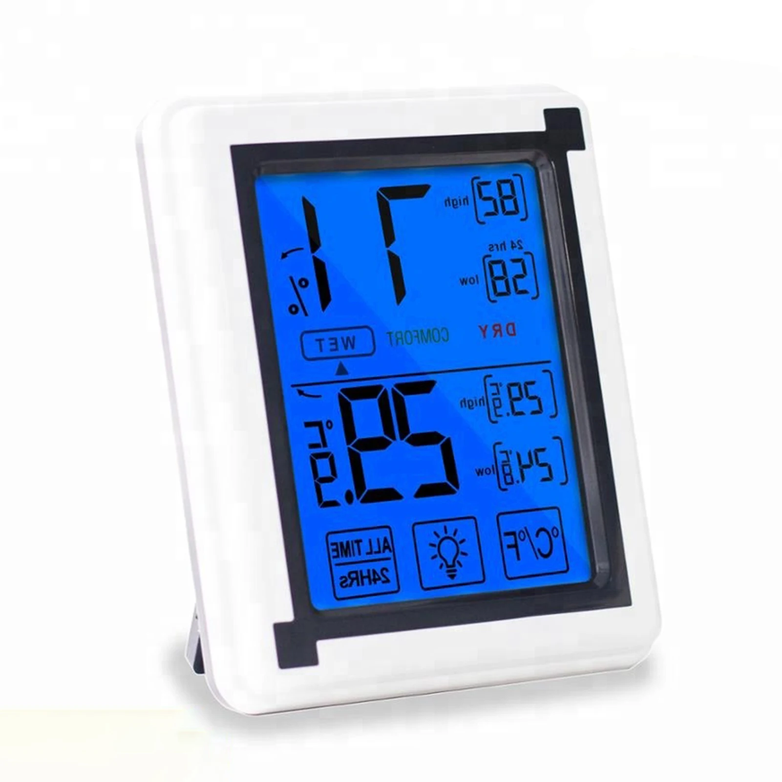 

Digital Hygrometer Thermometer Meters Gauge Indoor LCD Display for Home Garage Greenhouse