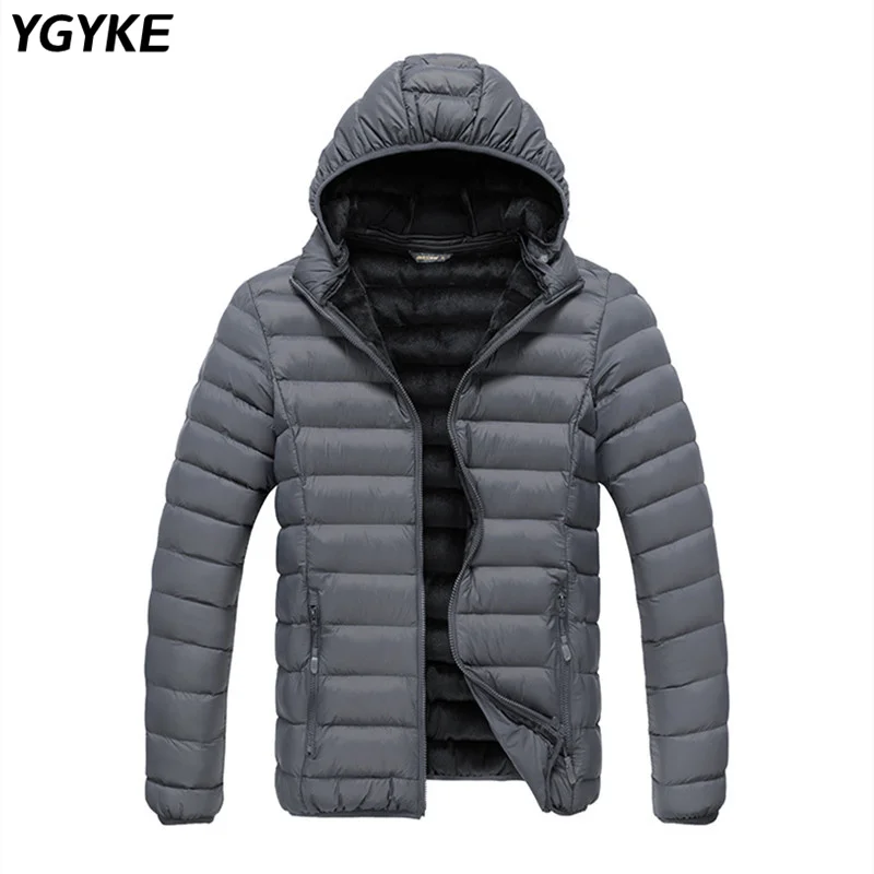 Winter Men's Warm Waterproof Jacket 2022 New Thickened Hooded Parker Jacket Slim Fashion Outerwear Zipper Top