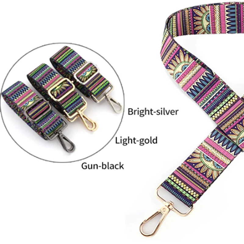 Женская холщовая сумка-мессенджер в этническом стиле |