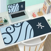 gmk mizu desk pad personality striped texture mouse pad highlights water word culture 40x90mm game computer keyboard mouse pad