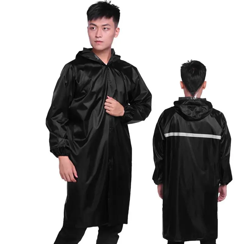 

Raincoat Jacket Rain Poncho Jacket Cape Windproof Waterproof Rain Poncho With Reflective Strip For Hiking