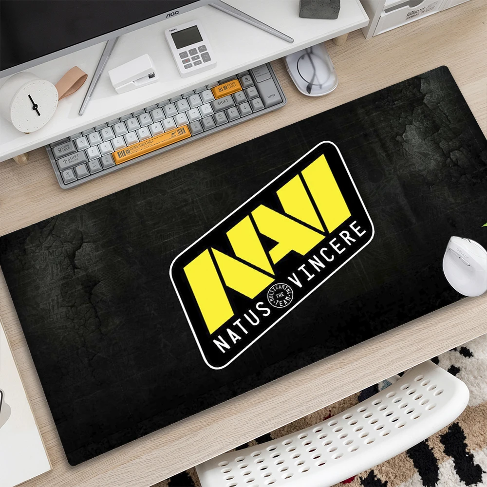 

Коврик для мыши Natus Vincere игровой, большой компьютерный коврик XL для клавиатуры, мягкий натуральный каучук, компьютерная мышь