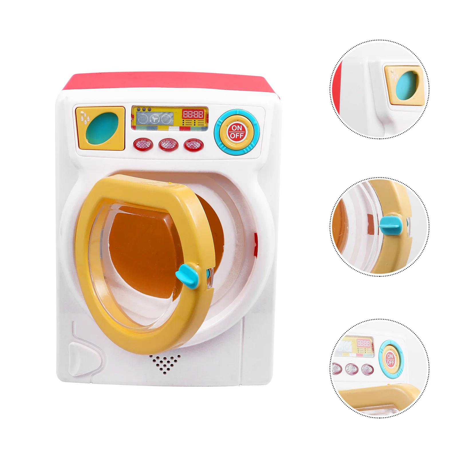 

1pc Lifelike Washing Machine Electric Washing Machine Kids Laundry