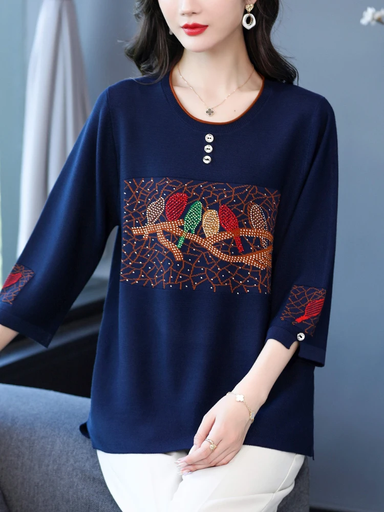 

Свитер женский зимний модный пуловер в Корейском стиле Женская трикотажная одежда Топ с коротким рукавом свитера с принтом