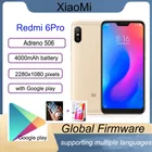 Сотовый телефон Redmi 6 Pro  XIaomi A2 lite смартфон 32 ГБ64 Гб пикселей Snapdragon 625 4000 мАч сотовый телефон Android цвет с подарком