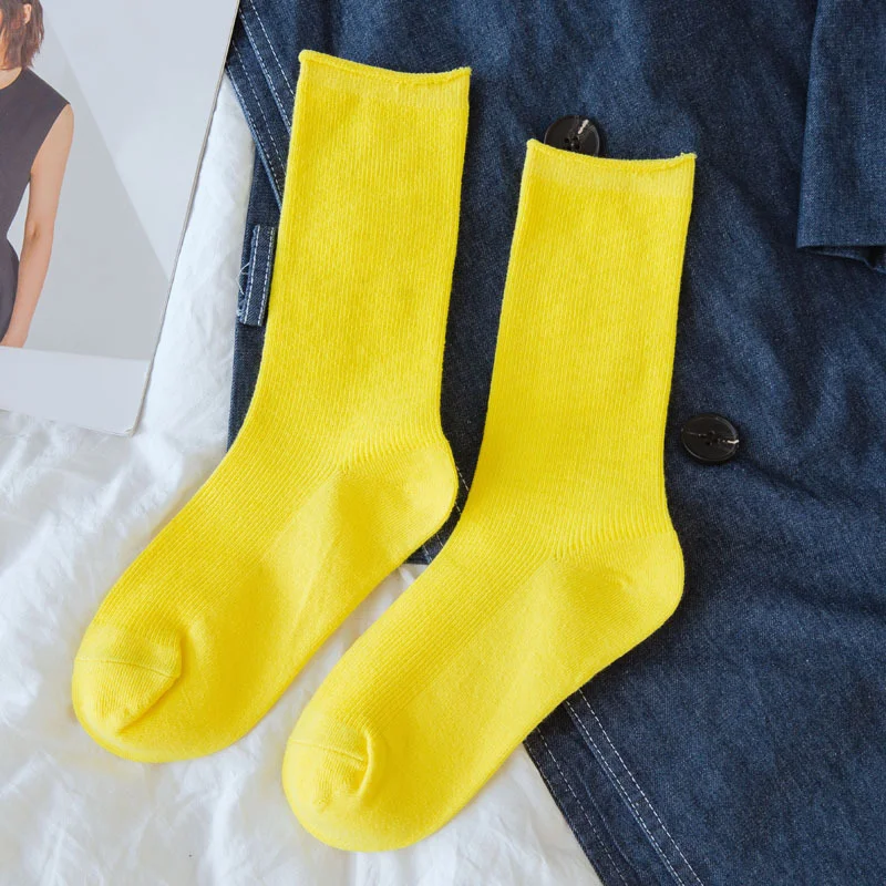 Новинка 2020 модные носки длинные тренд женские спортивные креативная надпись