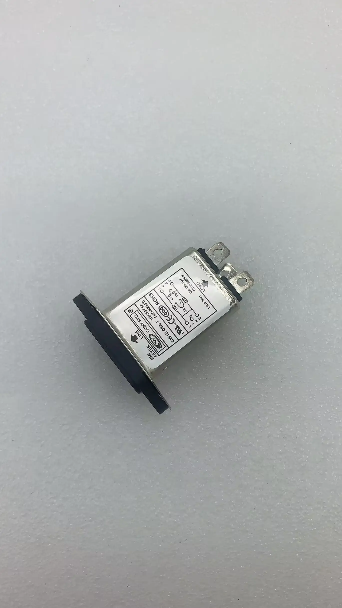 Крепление шасси IEC 320 C14 сетевой фильтр EMI AC 115V/250V 6A -YD