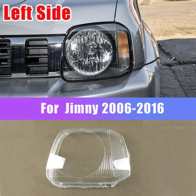 1 пара передних фар линза абажур для Suzuki Jimny 2006-2016 фара замена стекла авто корпус