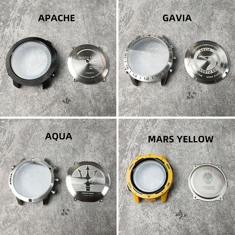 

NORTH EDGE APACHE GAVIA AQUA MARS LAKER EVOQUE ALPHA FLOAT Watch Case Original High Quality Watches