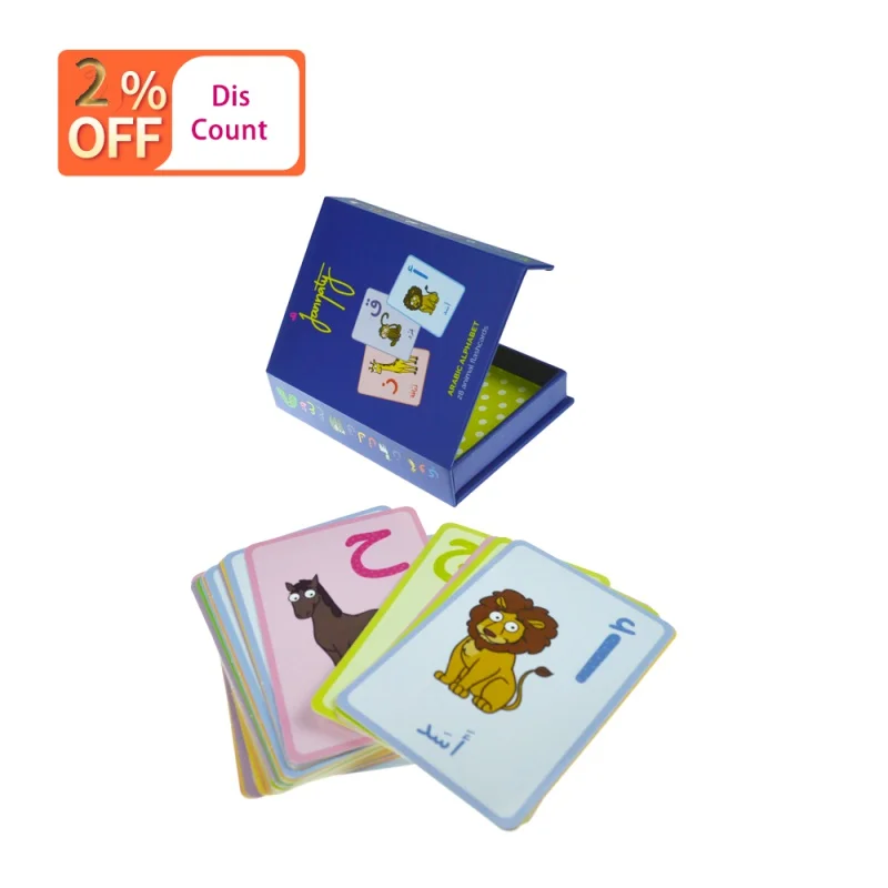 Eco-friendly Design Custom Learning Cards Alphabet Flash Card Printing Word Flashcard for Children Advertising Poker