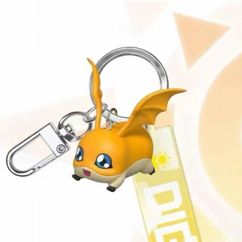 Новая подлинная аниме-фигурка Digimon Adventure 3d брелок для ключей аниме-фигурки Agumon