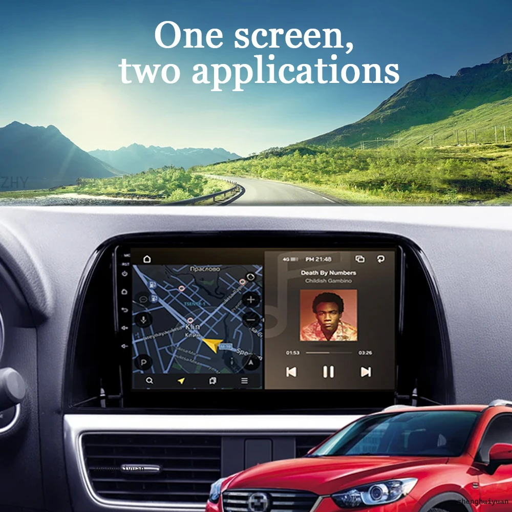 Для Mazda CX5 CX-5 2012 2013 2014 2015 Android 14 Carplay Авто Радио Мультимедийный Видеоплеер Навигация
