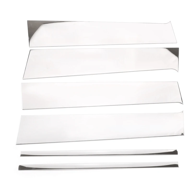 

For Toyota Hilux 2015-2021 Car Mirror Effect Car Window Pillar Cover Trim Car Styling