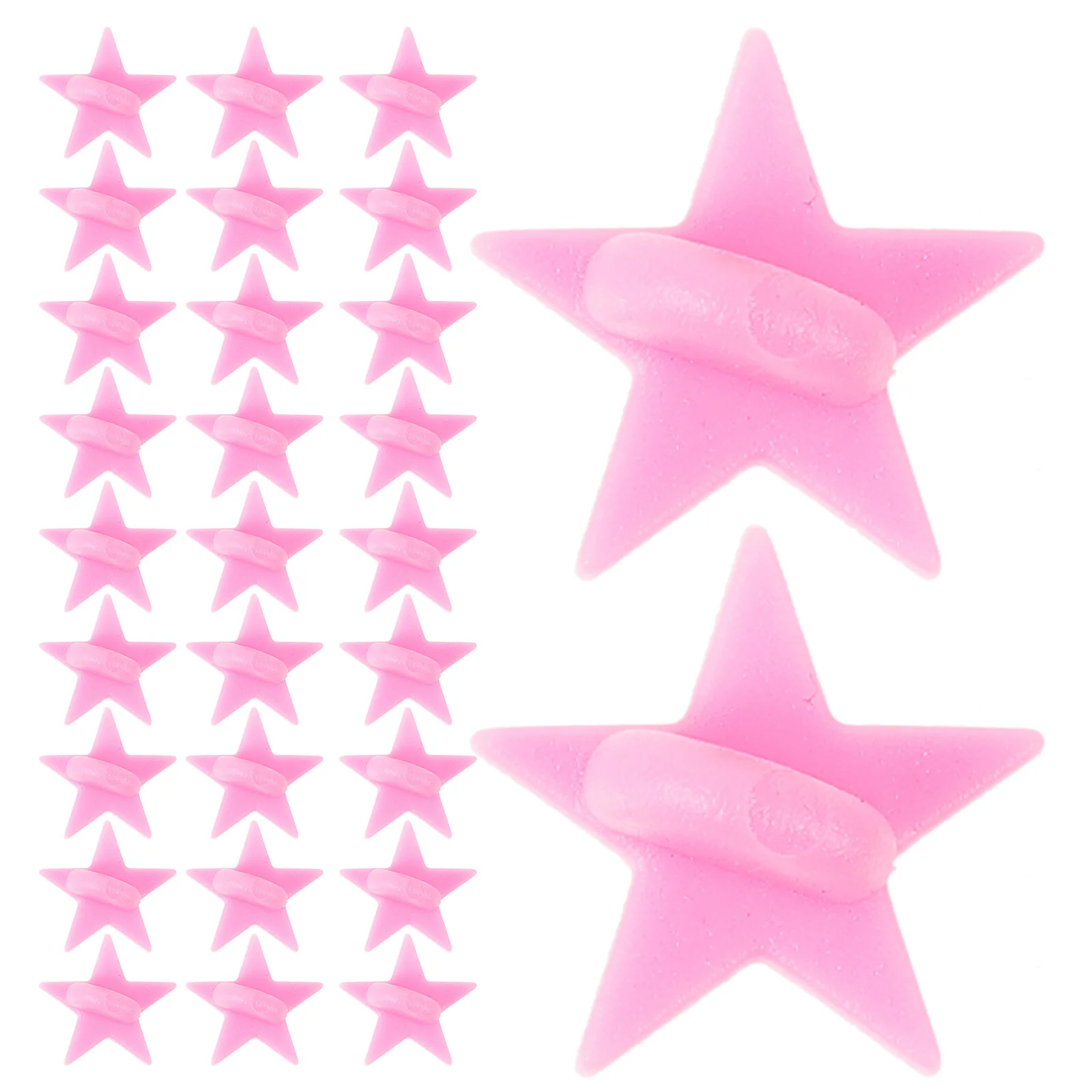 100Pcs Pin Back Lock Clamp Replaceable Pin Back Star Shape Locking Pin Back for Brooch Replacement