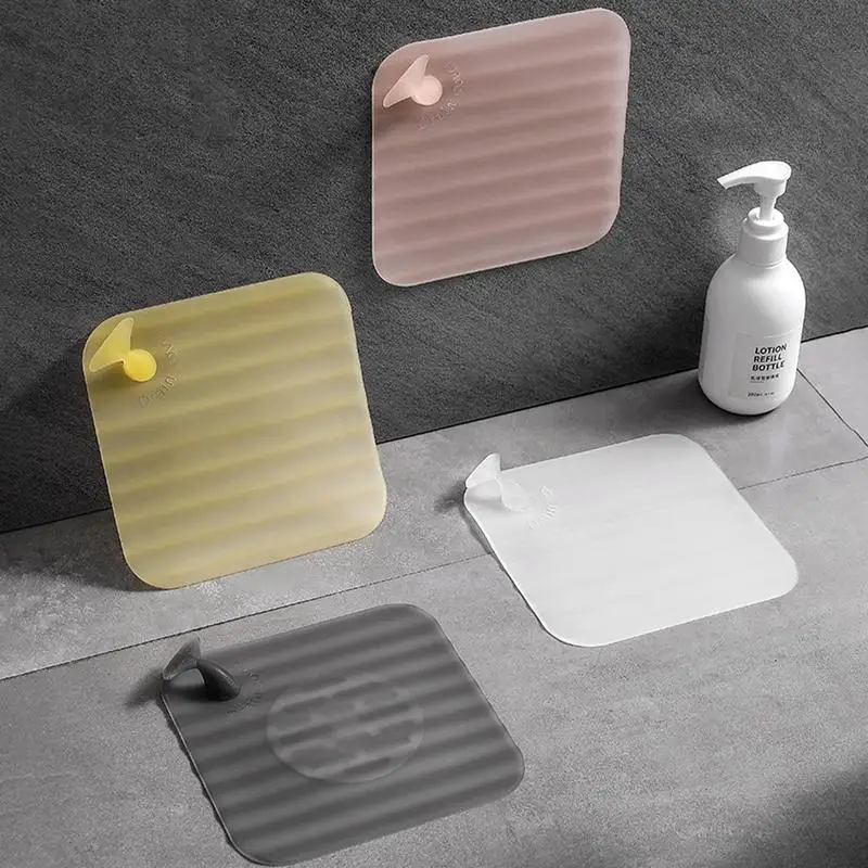 

Floor Drain Cover Anti-Odor Silicone Shower Drain Stopper Mat Drain Cover Shower Floor Drain Patch Flexible Smell Stopper