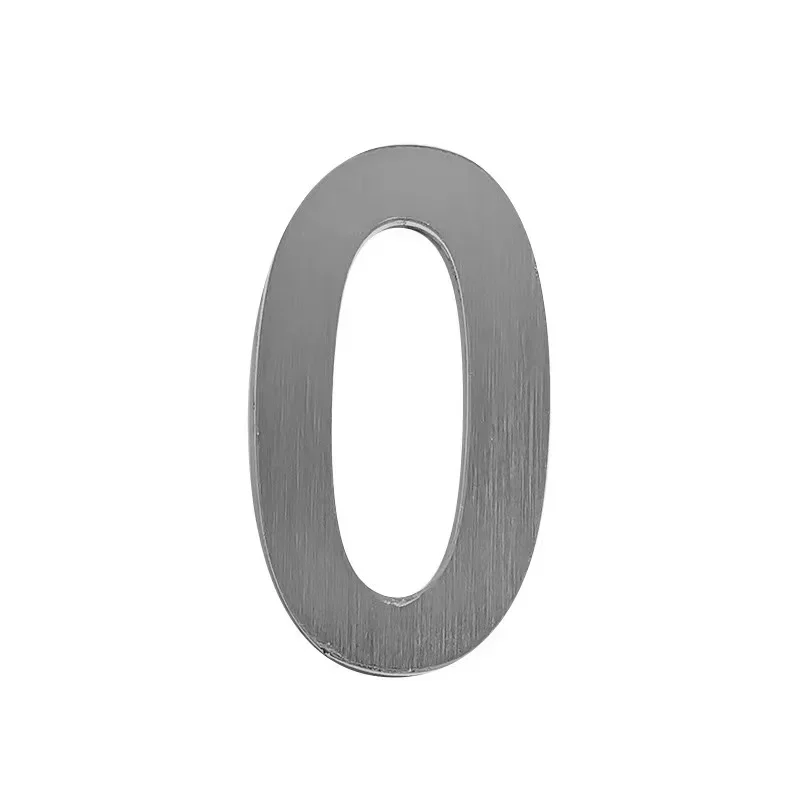 

50/75/90 мм самоклеящаяся наклейка с номером дома из нержавеющей стали, антикоррозийная наклейка, дверная табличка, табличка с номером для почтового ящика