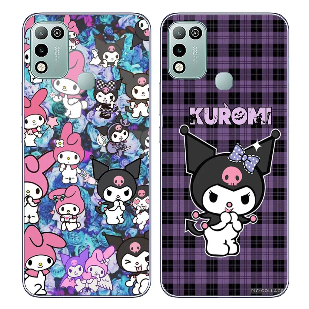 Мягкий мультяшный чехол Kuromi для Samsung Galaxy A04 A14 A23 A34 A54 M23 M33 M52 M53 M30S M31 M51 M21 телефона
