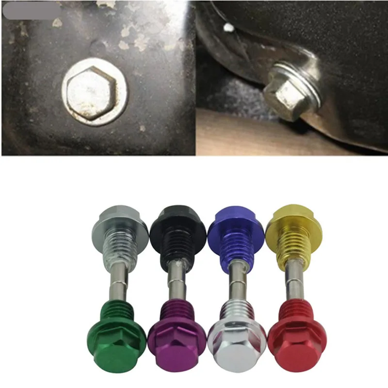 

Oil Pan Screws Nuts Bolts Aluminium Alloy Transmission Magnetic Oil Drain Plug M12 M14 M16 M18 M20