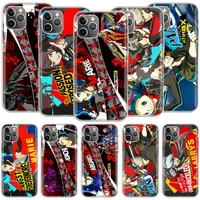 persona 4 anime phone for apple iphone 12 13 pro max mini 11 8 7 plus 6 6s x xs xr case 5 5s se 2020 shell cover