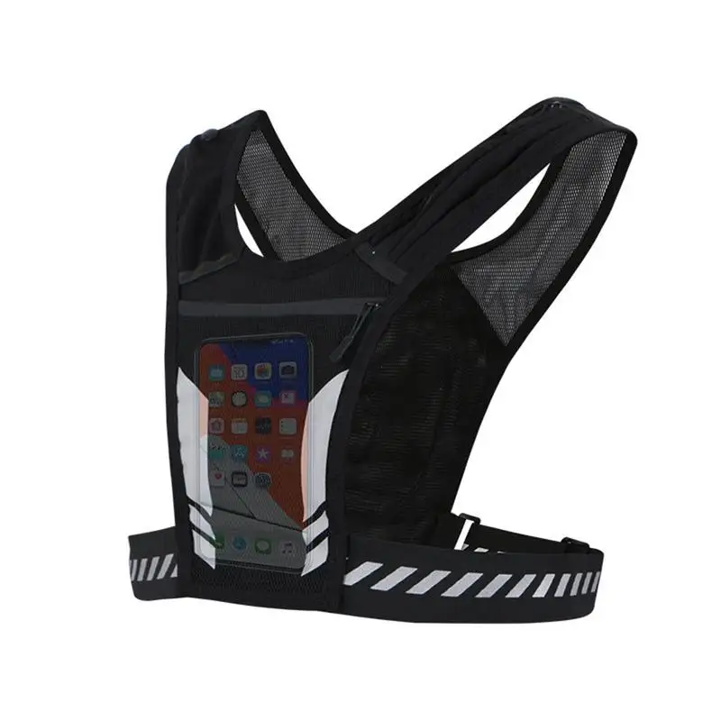 

Поясная сумка для мобильного телефона с бутылочкой для воды, сумка для тренажерного зала, забавная сумка для мужчин и женщин, Светоотражающий Жилет для бега, ночного бега, велоспорта