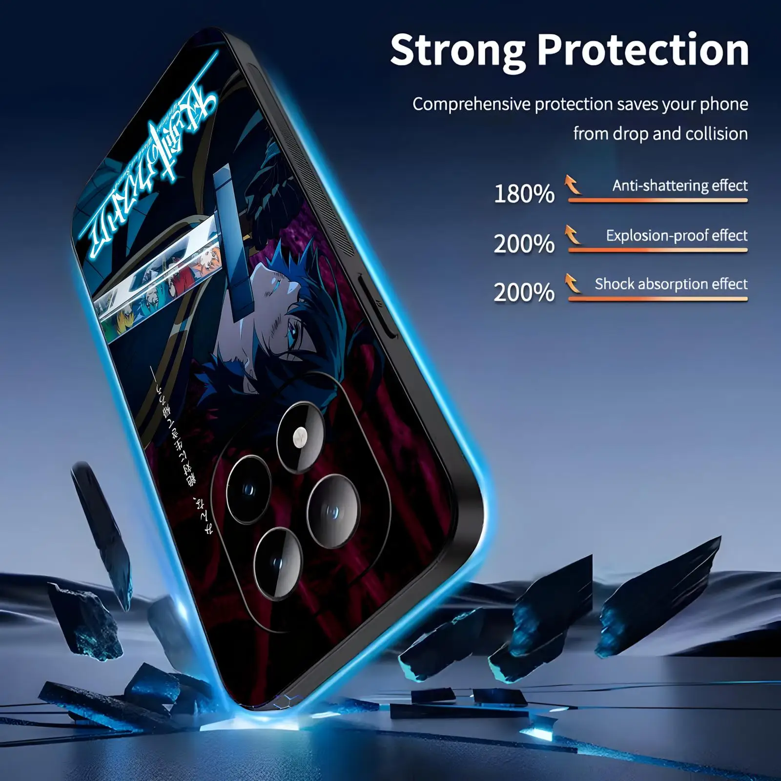 Фото Чехол для телефона Redmi Note15 14 13 12 11Pro Plus 5G 14C A3, мягкий черный чехол для телефона Wistoria Wand and Sword №2