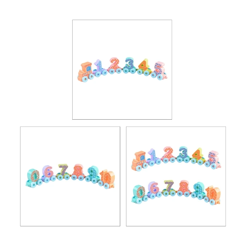 

N80C тянущийся вдоль Цифровой поезд интеллектуальная развивающая игрушка для дошкольников