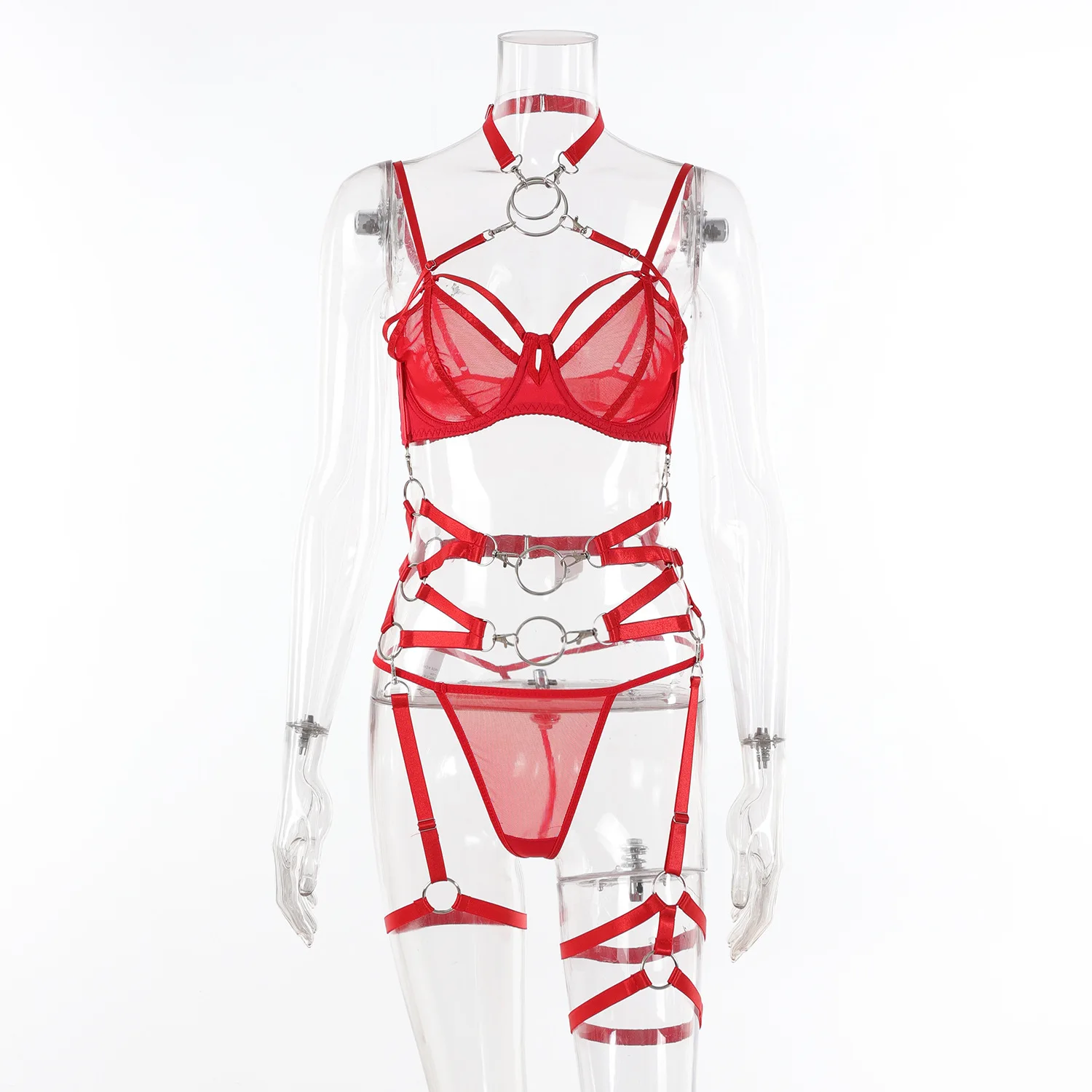 Lovermore эротическое нижнее белье для полного перекрестного кольца чувственный