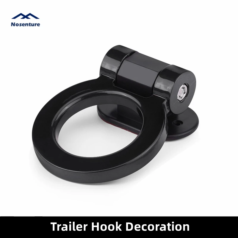 

Trailer Hook, Universal Car Modified Adhesive Traction Round Ring Towing Bars Trailer Hook Decoration