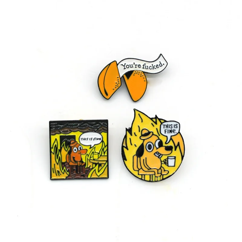 Лидер продаж модная новая комиксная брошь в виде сосисок из высококачественного