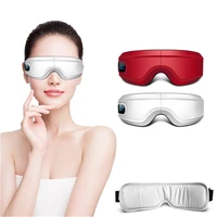 electric eye massager vibration therapy air pressure heating massage relax health care fatigue stress bluetooth music foldable