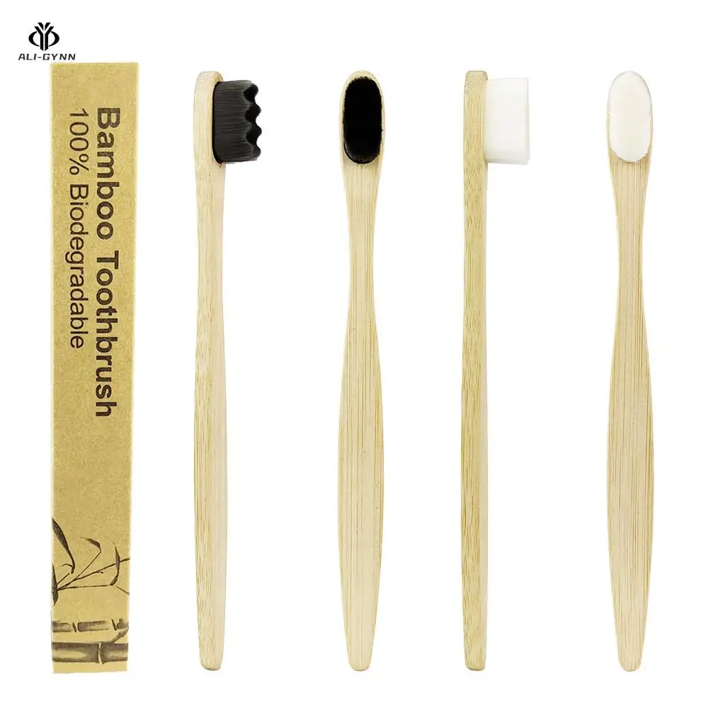 

ECO Friendly Ultra-fine Soft Toothbrush Bristle Adult Bamboo Tooth Brush Teeth Cleaning Portable Travel Dental Oral Care Brush
