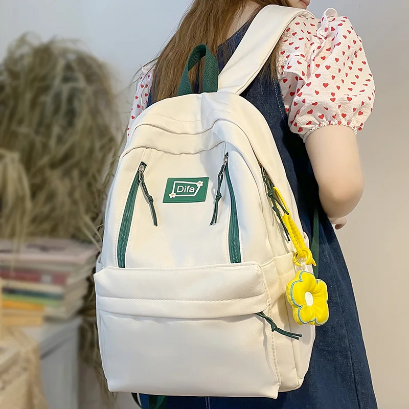 

Модный Классный женский рюкзак для колледжа, нейлоновый дорожный ранец для ноутбука и учебников для девушек, модные школьные портфели