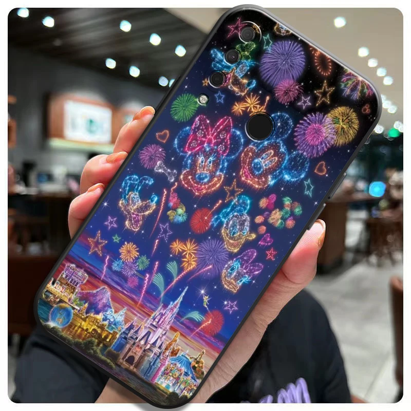 

Disney Mickey Castle For Huawei Honor 9 9S V9 9X 9A Pro Lite Soft Silicon Back Phone Cover Protective Black Tpu Case TPU Soft