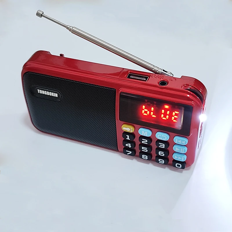 Фото C 803 Портативный Bluetooth-динамик FM-радиоприемник USB TF MP3-плеер со светодиодным фонариком Поддержка 2 перезаряжаемых батарей 18650 №2
