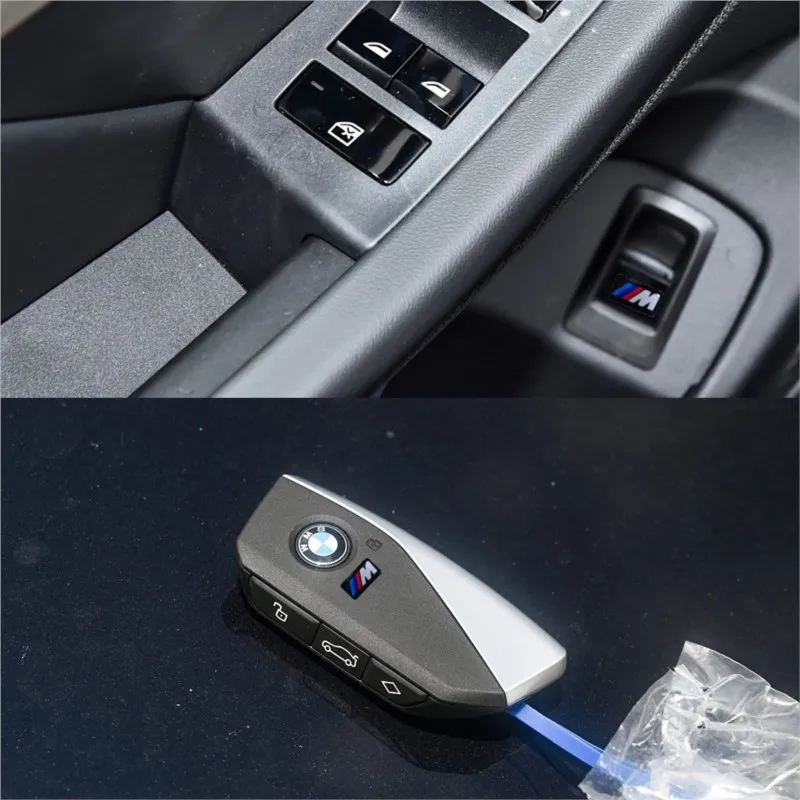 Фото Модный 3D-значок-эмблема на задний багажник автомобиля для BMW M M1 M2 M3 M4 M5 M6 X7M X2M X4M X3M X5M X6M, декоративные аксессуары №2