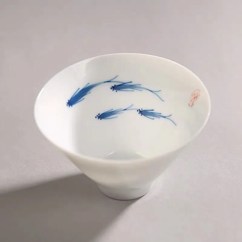 

Керамический гайвань Цзиндэчжэнь синий и белый