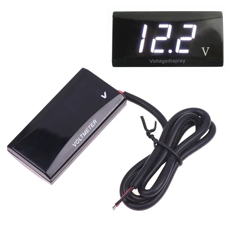 

Universa мини светодиодный дисплей цифровой вольтметр панель вольтметр тестер защита от обратного подключения 12 В для автомобиля мотоцикла