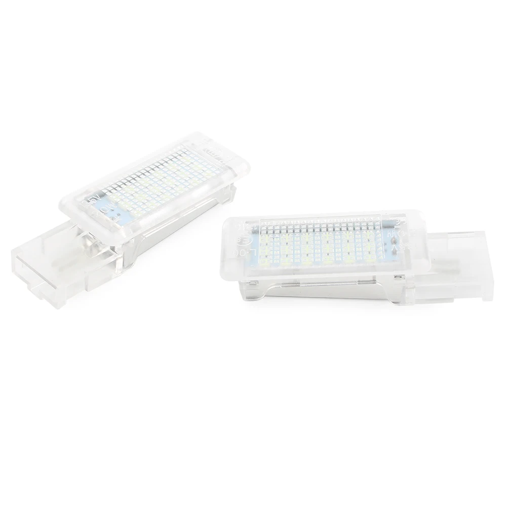 2x Iceblue автомобильные светодиодные фонари для ног VW Golf MK5 MK6 Plus Jetta Passat CC EOS SKODA Superb Fabia