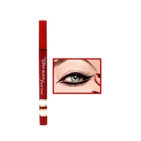 1pcs big eyes red tube quick drying eyeliner waterproof not smudged beginner eyeliner liquid pen for women makeup