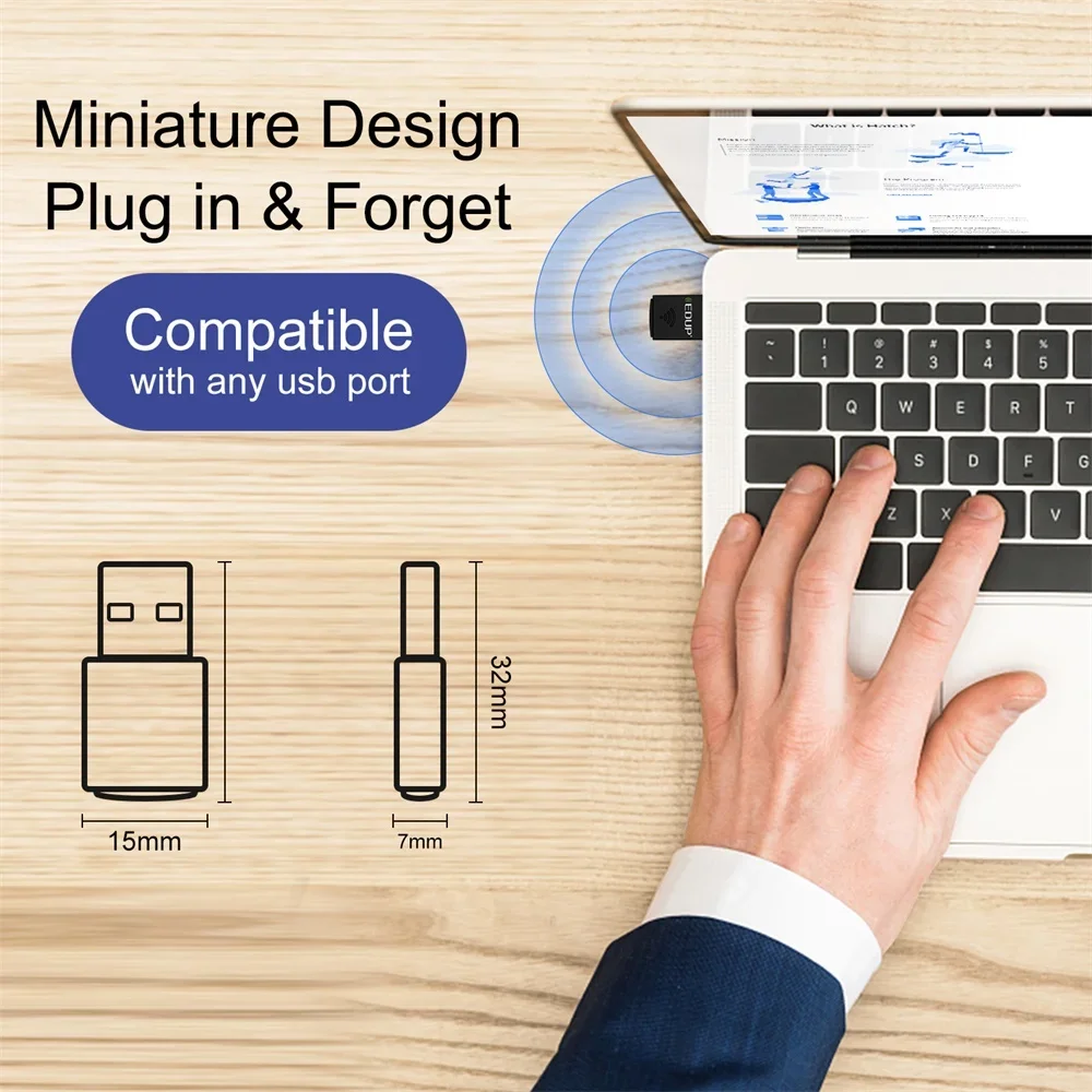 EDUP 150M USB WIFI Bluetooth адаптер 2 4 ГГц беспроводной мини Wi-Fi внешний приемник Ethernet