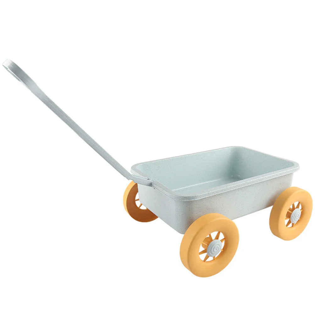 

Pretend Cars Toys Children Sand Plaything Beach Playset Castle Building Plastic Kids Tools Seaside Playing Cartoon Trolley