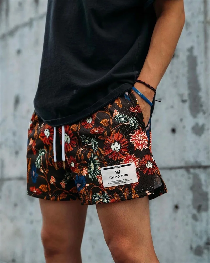 

new summer men's sorts men and women's fasion beac seaside casual pants mes sports quick-dryin quarter pants