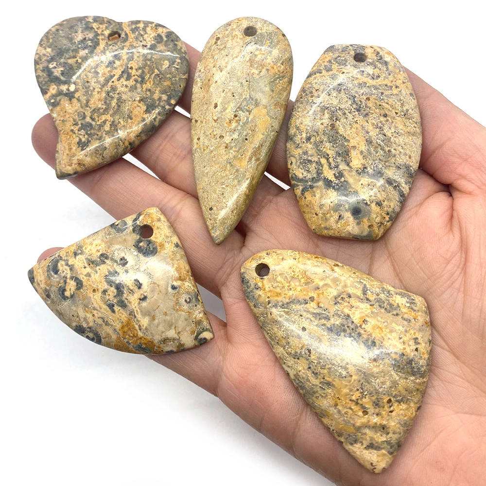 Ожерелье с подвеской из натурального камня 5 шт. |