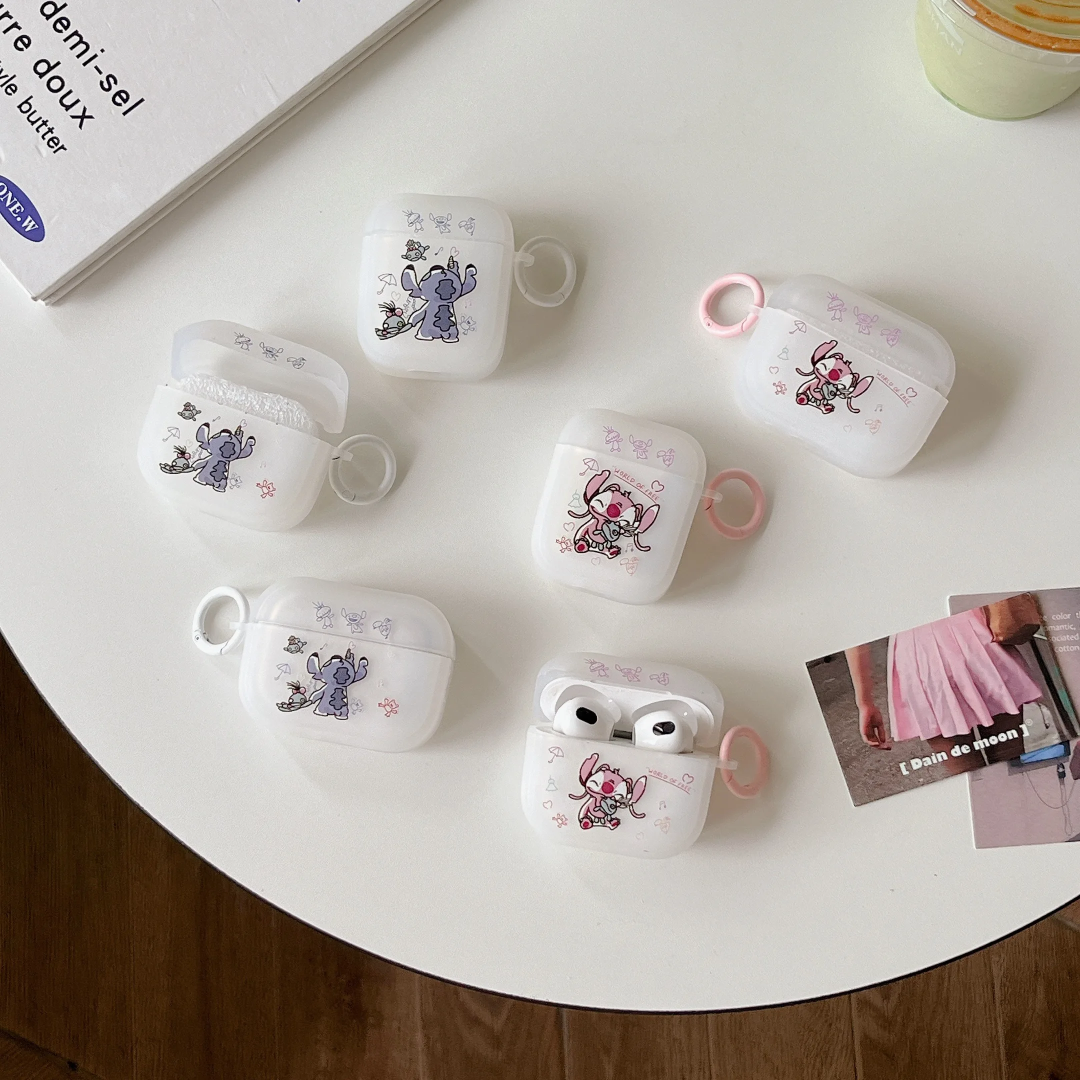 Наушник для AirPods Pro 2 - й милый мультфильм Disney Anime Stitch наушник 1 3 гарнитура защитная