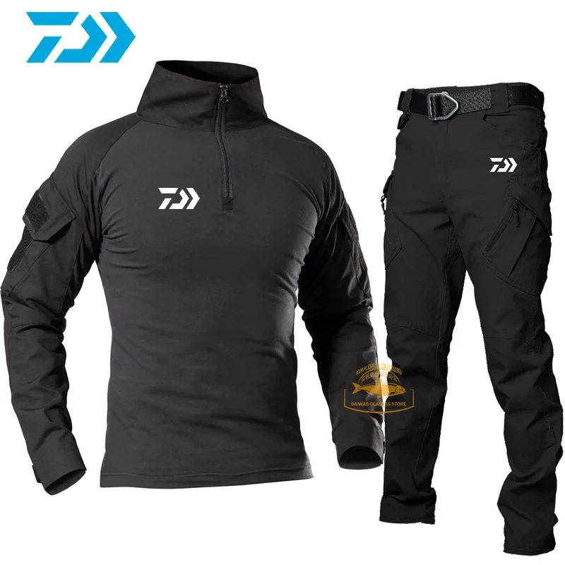

Daiwa New Outdoor Fishing Clothes Summer Tactical Clothing Set Camouflage Breathable Fishing Suits Cargo Pants Fishing Shirt